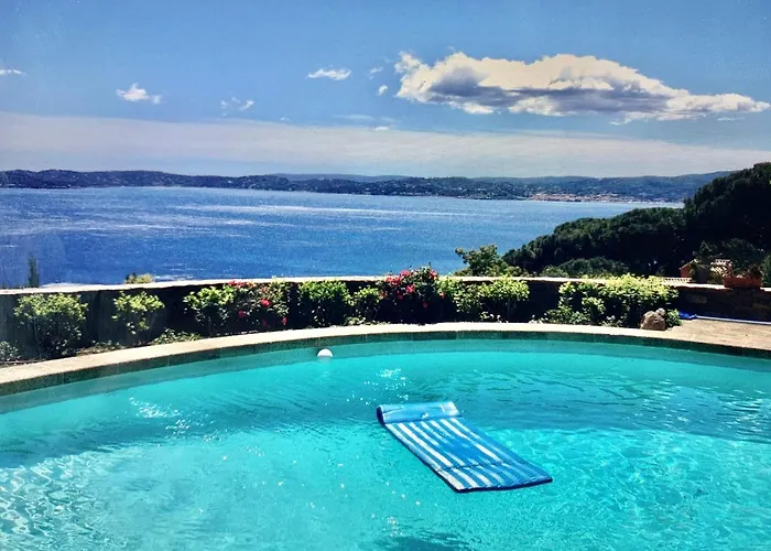 Familiale Vue Exceptionnelle Golfe De Saint -tropez 6ch 6 Sdb 12 Personnes * Sainte-Maxime