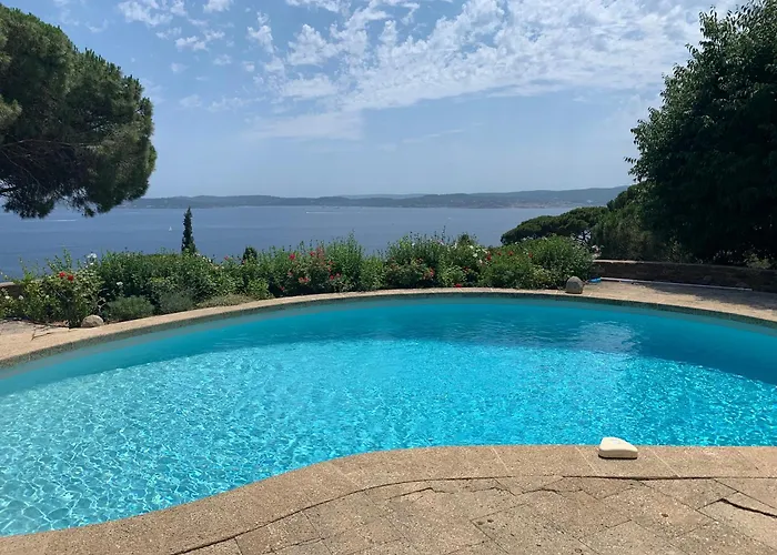 Familiale Vue Exceptionnelle Golfe De Saint -tropez 6ch 6 Sdb 12 Personnes *