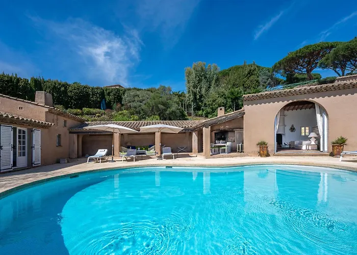 Vue Exceptionnelle Golfe De Saint -tropez Piscine 6ch 6 Sdb 12 Personnes ヴィラ サント・マキシム